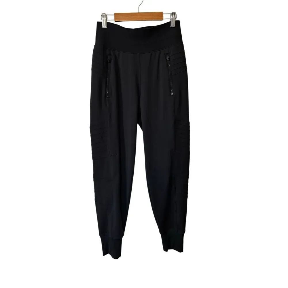 Athleta Venice Moto Joggers Black size small